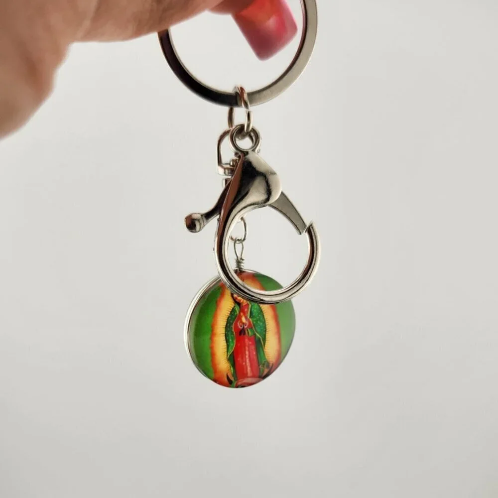 Brand New Virgen de Guadalupe Keychain – Religious Gift & Keepsake